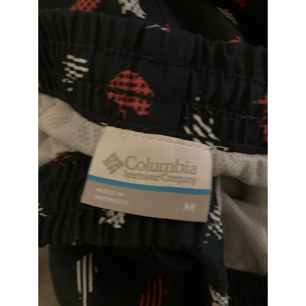Columbia‎ PFG Mens Trunks Swim Shorts Red White Blue Patriotic Fish Sz M NWT - Picture 11 of 11